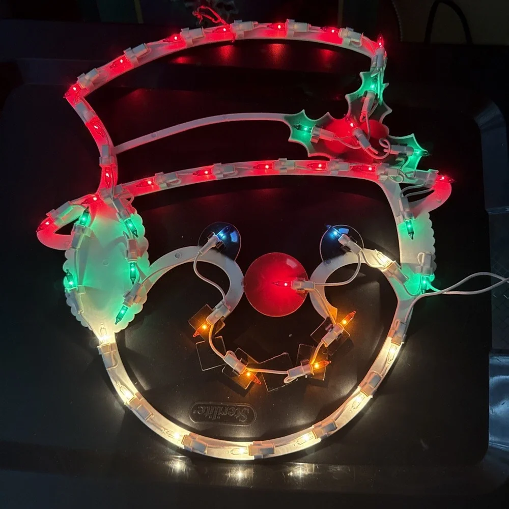 Vtg Light Up Christmas Snowman Hanging Window Decoration 90s Multicolor 12x18